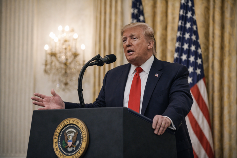 Dow surges 200 points as Trump announces Israel-Lebanon ceasefire