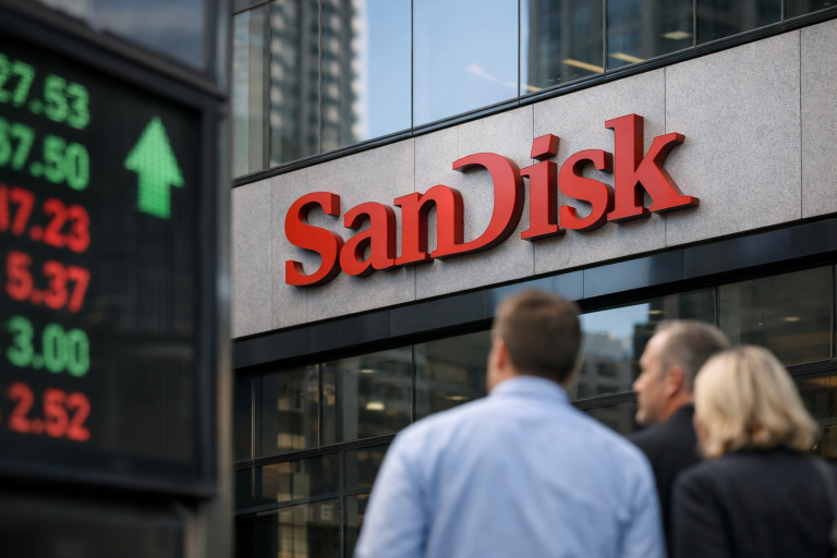 SanDisk jumps 7% on Nasdaq 100 entry as AI boom fuels demand surge
