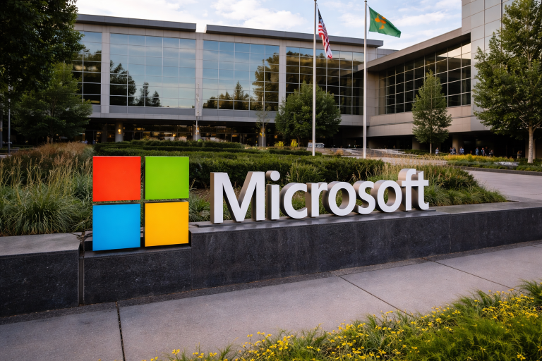 Why is Microsoft stock climbing today?